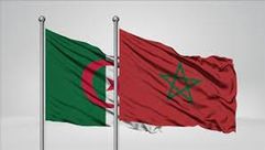 الجزائر والمغرب  أعلام  (الأناضول)