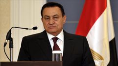 الرئيس المصري الأسبق حسني مبارك - الأناضول
