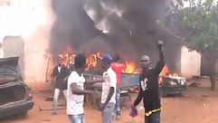 مسيحيون يحرقون مسجدا في افريقيا الوسطى - ا ف ب