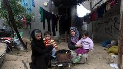 غزة سيول الاناضول