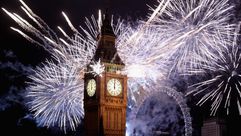 احتفال رأس السنة 2012 في لندن - أ ف ب