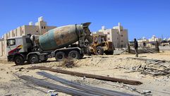 مواد للبناء في غزة - أ ف ب