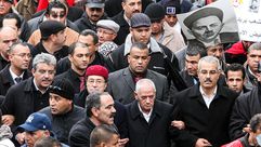 الاتحاد العام للشغل التونسي في مسيرة بذكرة اغتيال مؤسسه- الأناضول
