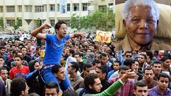 مانديلا - المظاهرات في مصر