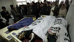 باكستان قتلى المدرسة العسكرية هجوم طالبان 16/12/2014