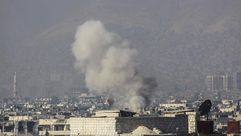 طيران النظام يكثف قصف دمشق - 04-  طيران النظام يكثف قصف دمشق - الاناضول