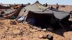 خيمة لجوء سوريا الأردن - هيومن رايتس ووتش