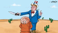ترامب كاريكاتير أمريكا الإرهاب الإسلام
