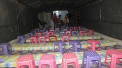 خيمة تم تجهيزها كمدرسة في مخيم الزعتري الأردن - منظمة سوريات بلا حدود