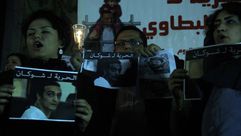 احتجاجات امام نقابة الصحفيين بمصر ـ فيسبوك