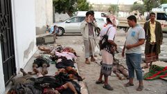 تفجير معسكر صولبان عدن اليمن ا ف ب