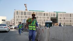 قطر عمالة وافدة عامل أ ف ب