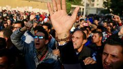 احتجاجات الأقباط في مصر- أ ف ب