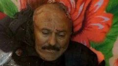 صورة نشرها عناصر يتبعون للحوثي لما قالوا إنها جثة علي عبد الله صالح- تويتر
