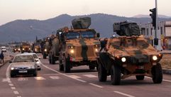 قوات تركية للحدود السورية - الأناضول