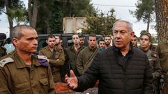 نتنياهو مع الجيش يهدد حزب الله جيتي