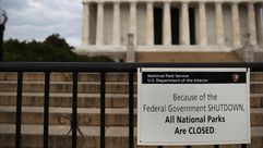 امريكا اغلاق الحكومة ضريح لنكولن جيتي