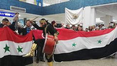 استقبال طائرة سورية في مطار بتونس- تويتر