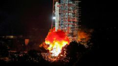 الصاروخ "لونغ مارش 3 بي" ينطلق من قاعدة تشيشانغ جنوب غرب الصين في الثامن من كانون الأول/ديسمبر 2018