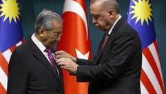 مهاتير محمد وأردوغان- الأناضول