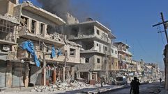 إدلب  سوريا  قصف  النظام- جيتي
