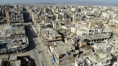 إدلب  سوريا  النظام  المعارضة  معرة النعمان- جيتي