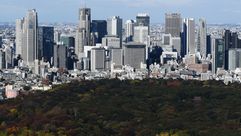 منظر عام لمدينة طوكيو في 30 تشرين الثاني/نوفمبر 2019