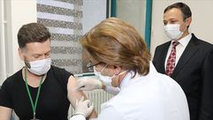 التطعيم ضد كورونا في تركيا- الأناضول