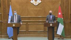 الأردن وزير الخارجية ايمن الصفدي و  المفوض العام لـ أونروا فيليب لازاريني- قناة المملكة