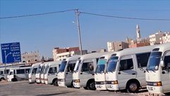 الاردن نقل باصات حافلات اضراب محروقات  الاناضول