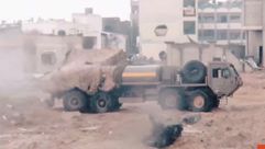 آليات تركها جيش الاحتلال في مواقع التوغل بخانيونس- إعلام القسام