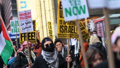 تظاهرة في الولايات المتحدة لتأييد فلسطين- جيتي