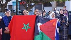 مغربيات يشاركن في وقفات احتجاجية ضد العدوان الإسرائيلي على غزة - إكس