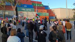 متظاهرون ضد الاحتلال في ميناء أسترالي- إكس