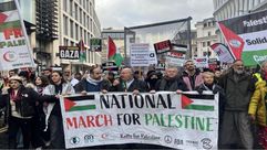 التضامن مع فلسطين.. مظاهرة في لندن