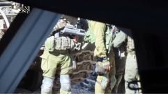عناصر القسام خلال رصد لقوات الاحتلال في بيت حانون شمال قطاع غزة- إعلام القسام