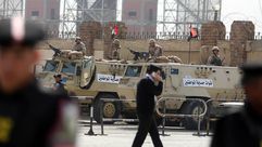 اجراءات أمنية مشددة في محاكمة مرسي - الأناضول