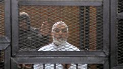 قيادات الاخوان في مصر خلال احدى المحاكمات - قيادات الاخوان خلال جلسة محاكمة - الاناضول  (6)