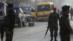 جنود افغان في كابول في 26 كانون الثاني/يناير 2014