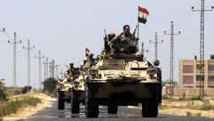 الجيش المصري سيناء غوغل