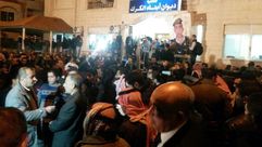 أردنيون يعتصمون أمام ديوان أبناء محافظة الكرك بعد إعلان مقتل الكساسبة - عربي21