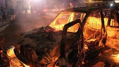 انفجار سيارة في غزة - أرشيفية