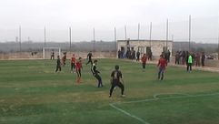 ملعب كرة قدم - مباراة - جبل الزاوية - ريف إدلب - سوريا