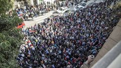 اعتصام الاطباء في مصر ضد الشرطة 12/2/2016 ا ف ب