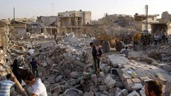 قصف يستهدف مدينة أعزاز السورية واتهام روسيا بتنفيذ القصف- أرشيفية