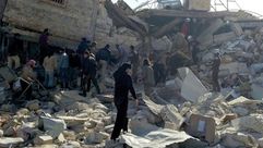 الطائرات الروسية تقصف مشفى لأطباء بلا حدود في معرة النعمان - ريف إدلب - سوريا 15-2-2016