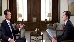 رئيس النظام السوري بشار الأسد في مقابلة مع صحيفة إسبانية ـ سانا