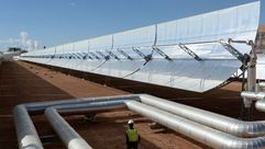 محطة للطاقة الشمسية بالمغرب- أ ف ب