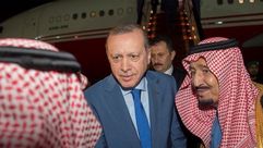 العاهل السعودي كان في استقبال أردوغان في المطار- تويتر