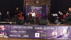 الفنان سميح شقير يغني سوريا- لندن